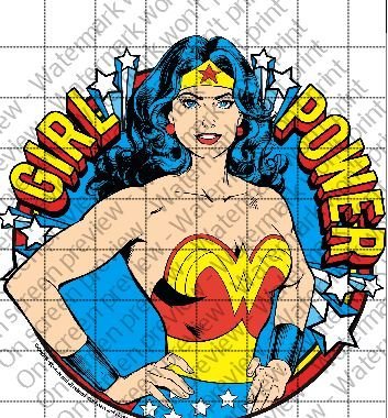 Wonder Woman Licensed Edible Cake Topper #37416