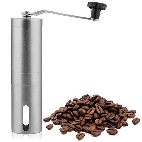 Boom Hand Coffee Grinder Coffee Press - Ceramic Burr Grinder Made With 