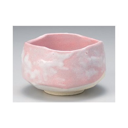 Mino-yaki Matcha Tea Bowl Pink Shino [Japan Import]