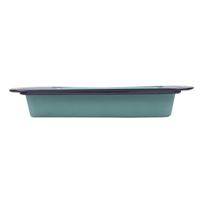 BestEshop Silicone Square Baking Cake Pan Color Green N4