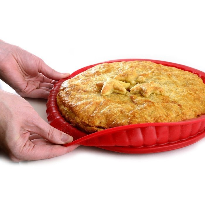 Norpro 3942 Silicone 9-Inch Cheesecake Pan With Glass Base N5