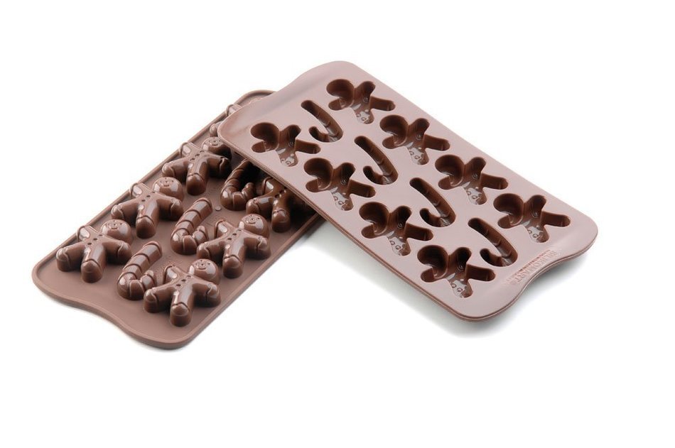 Silikomart Silicone Easy Chocolate Mold, Assorted, Robots N11
