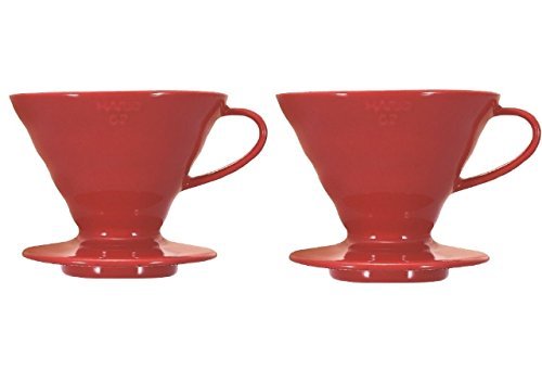 2 x Hario VDC-02R V60 02 Ceramic Coffee Dripper N2