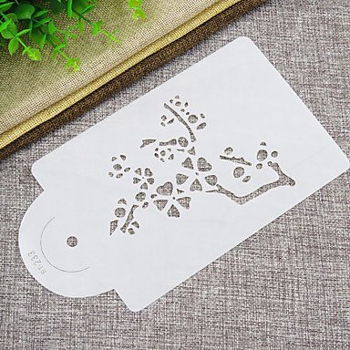 Y&XL&H Blooming Cherry Tree Cake stencil Set, Cake Border Stencil Template, Cake Border Stencils, Art Stencils, N5