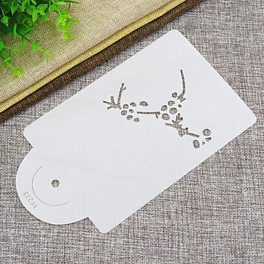 Y&XL&H Blooming Cherry Tree Cake stencil Set, Cake Border Stencil Template, Cake Border Stencils, Art Stencils, N6