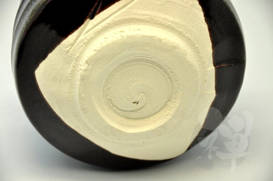 Japanese Mino Yaki ware Matcha Bowl Green Tea 11 / 11 / 8cm (4.3 / 4.3 / 3.1inch)[7329] N3