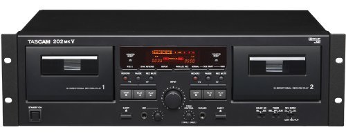 TASCAM 202mkV Professional Dual Well Cassette Deck N3