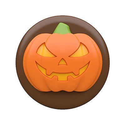 SpinningLeaf Spooky & Spooked Pumpkins Sandwich Cookie Mold N3