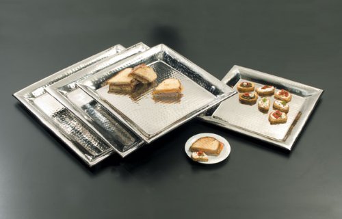 American Metalcraft HMSQ18 Trays, 18" Length x 18" Width, Silver
