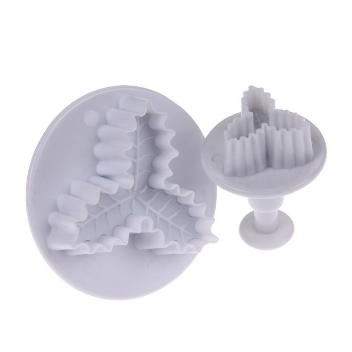 Whitelotous Christmas Theme Cookie Cutters - Plastic Fondant Cake Sugarcraft Cutter Decorating Baking Mold Plunger... N9