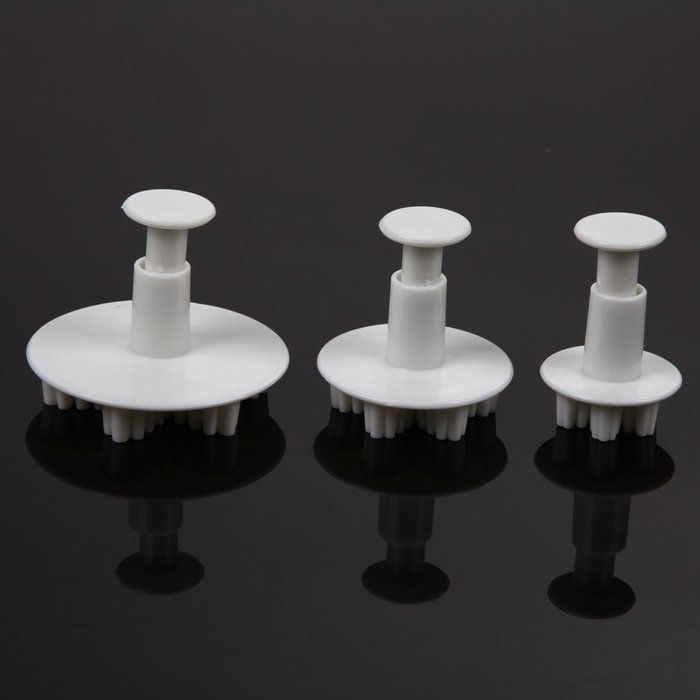 Whitelotous Christmas Theme Cookie Cutters - Plastic Fondant Cake Sugarcraft Cutter Decorating Baking Mold Plunger... N20
