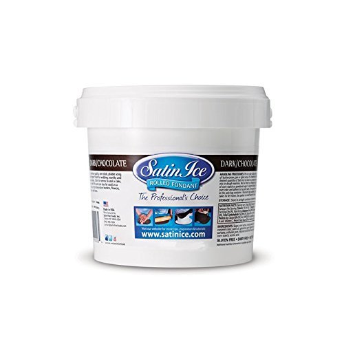 Satin Ice Rolled Fondant - Brown - Chocolate - 1 kg