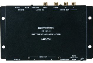Crestron HD-DA-2 1-to-2 HDMI Distribution Amplifier & Audio Converter
