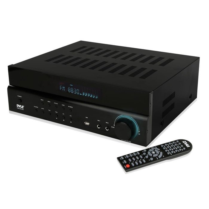 Pyle Home Theater Amplifier Wireless Bluetooth Audio Receiver 5.1 Channel Hi-Fi System, AM/FM Radio, MP3/USB... N4