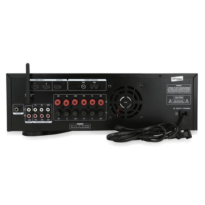 Pyle Home Theater Amplifier Wireless Bluetooth Audio Receiver 5.1 Channel Hi-Fi System, AM/FM Radio, MP3/USB... N5
