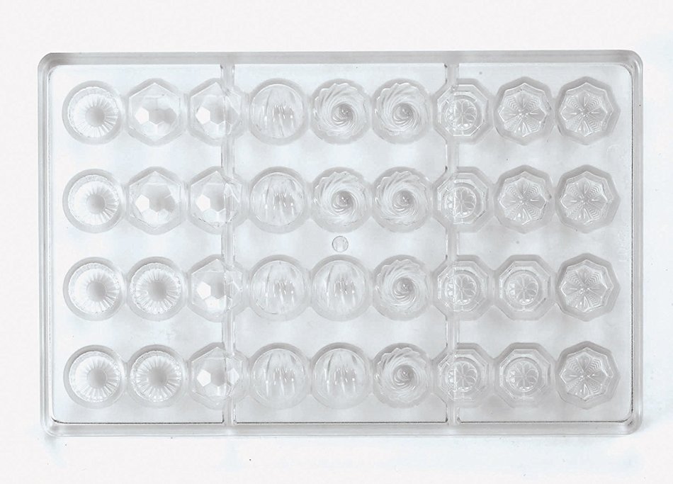 Martellato Polycarbonate Chocolate Mold, Cherry Cordial N54