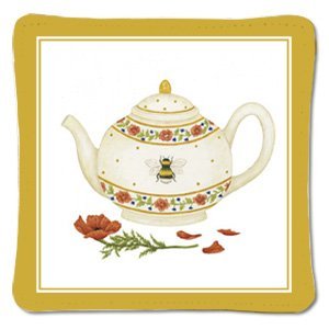 Alice's Cottage Single Spiced Mug Mat - Bee Teapot
