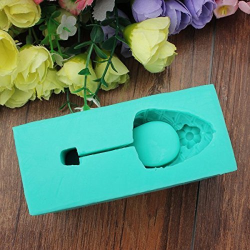 Bluelover 3D Silicone High Heel Mold Fondant Cake Lady Shoe Mold N3