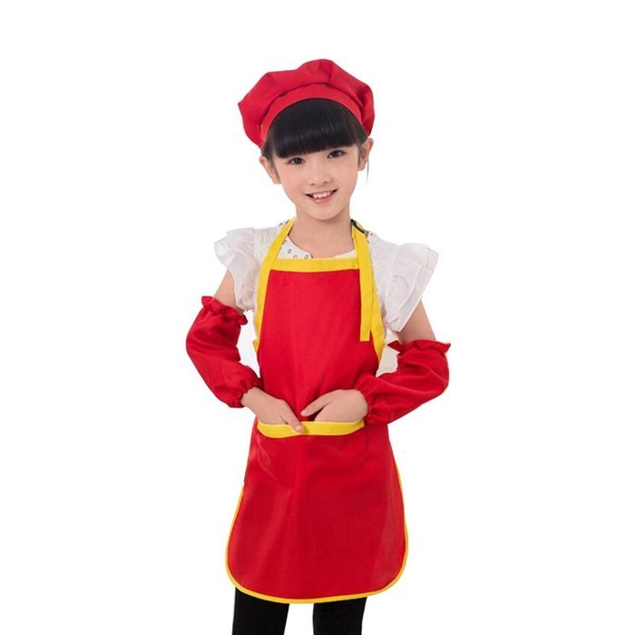 Generic Children's Artists Aprons - Kitchen, Classroom, Community Event, Crafts & Art Painting Activity (M, blue) N10