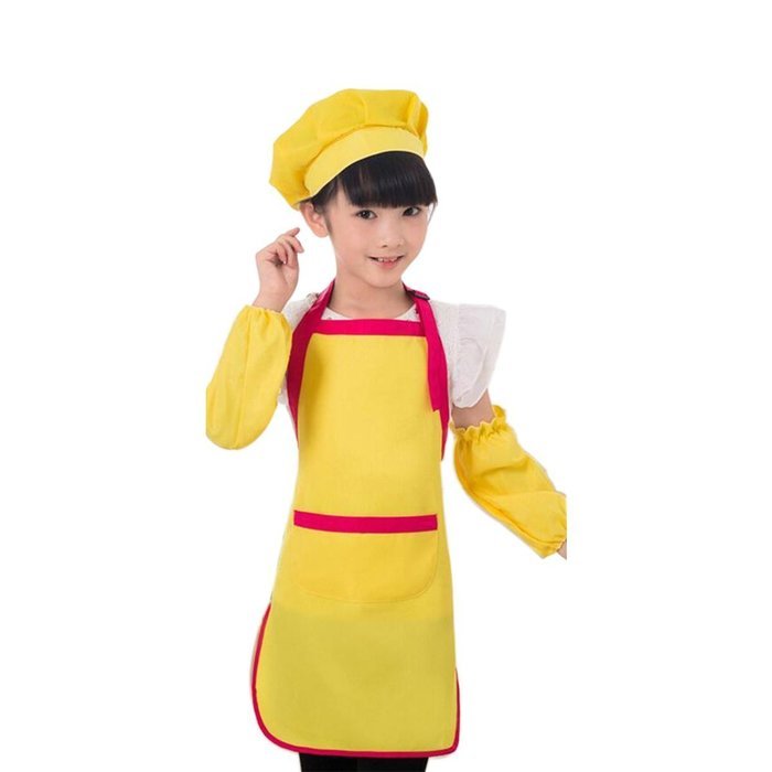 Generic Children's Artists Aprons - Kitchen, Classroom, Community Event, Crafts & Art Painting Activity (M, blue) N12
