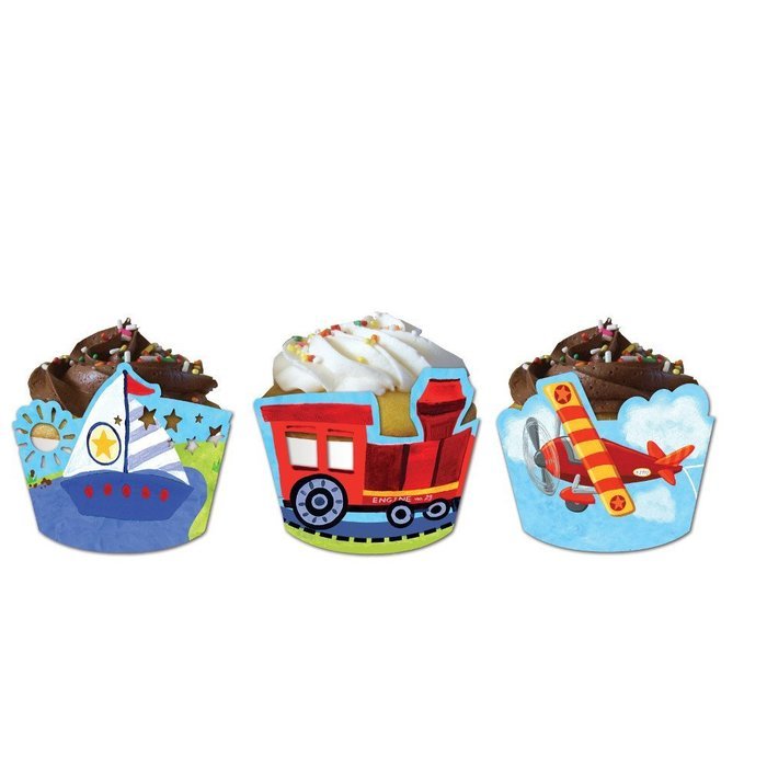 Creative Converting 12 Count "On The Go" Cupcake Wrappers