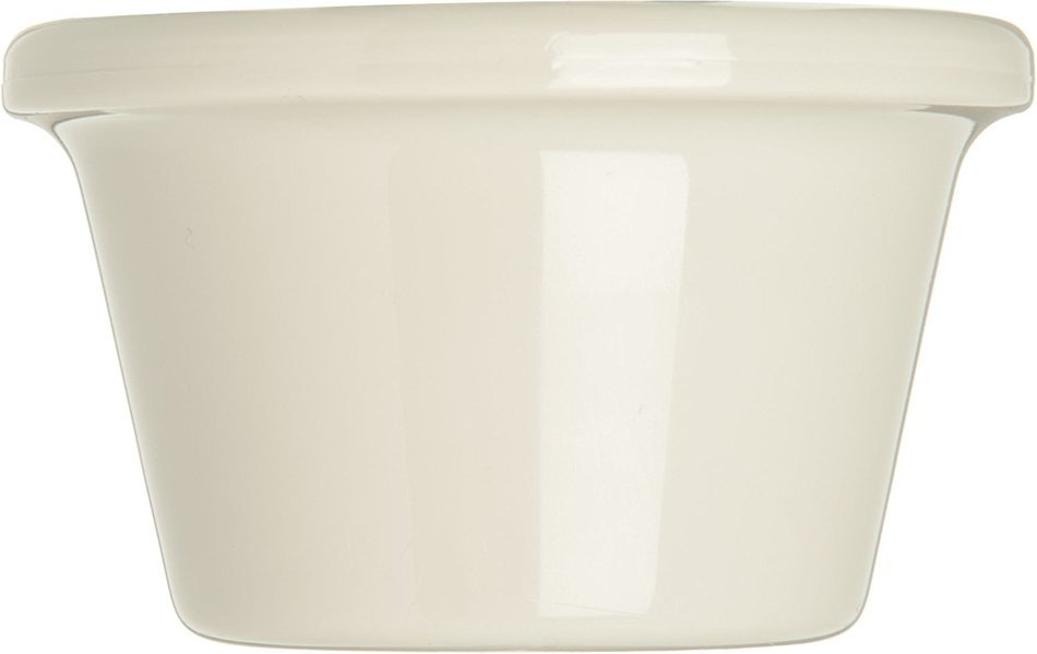 Carlisle 4312142 SAN Smooth Ramekin, 1.5-oz. Capacity, 1.43 x 2.49", Bone (Case of 48) N5