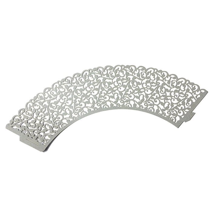 UNIQLED Filigree Artistic Bake Cake Paper Cups Little Vine Lace Laser Cut Liner Cupcake Wrappers Baking Cup Muffin... N20