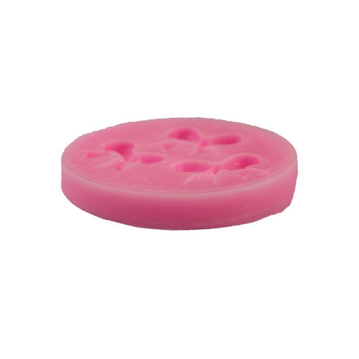 SHINA New Arrival Fondant Silicone Sugar Three Bows Shaped Cake Craft Mold For Your Baby N3