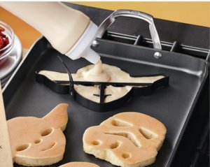Star Wars Pancake Molds, Set of 3 Heroes and Villains: Yoda, Darth Vader, Stormtrooper N2