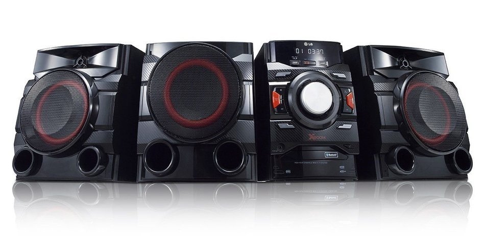 New LG CM4550 700W 2.1 Channel Mini Shelf Bluetooth Subwooker Speaker System