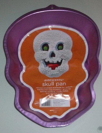 WILTON Iridescents! SKULL Cake PAN N2