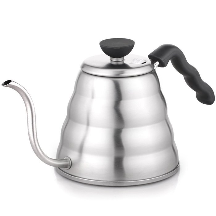 Hario Coffee Mill MSS-1TB Ceramic Slim+Drip Kettle Buono VKB-120HSV 1.2 L+Paper Filter Natural VCF-02-100M Set... N2