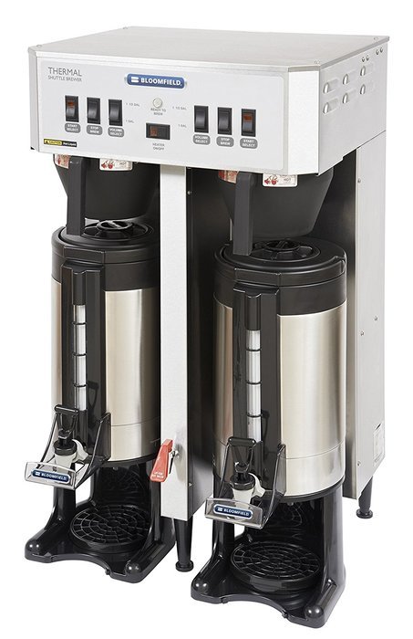 Bloomfield 8790-TF Automatic Thermal Coffee Brewer, Dual, In-Line, 18" Depth, 21 3/8" Width, 35 1/2" Height