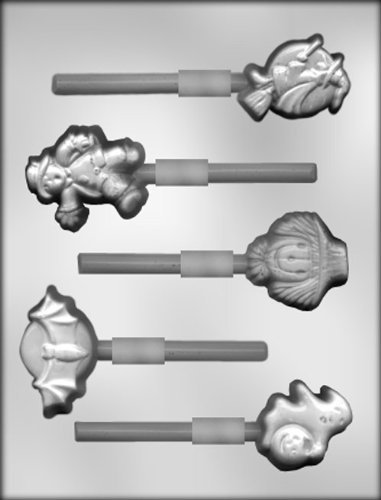 CK Products Halloween Assortment Suckers Chocolate Mold N2