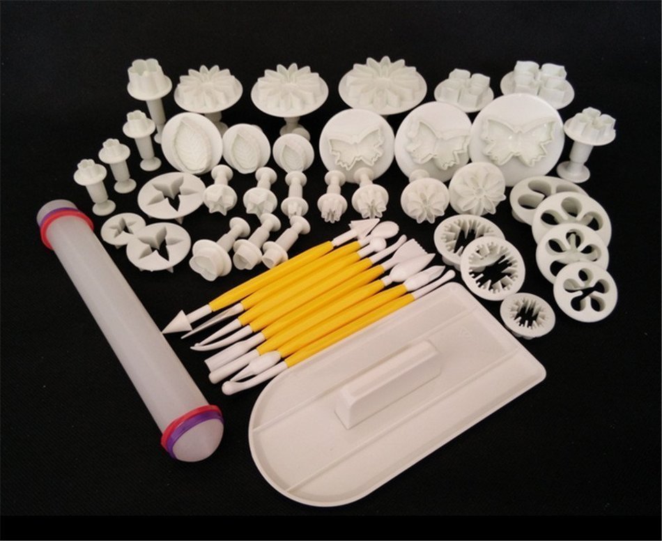 Tobson 21 Sets (68pcs)cake Decration Tool Set By Catalina Fondant Cake Cutter Mold Sugarcraft Icing Decorating...