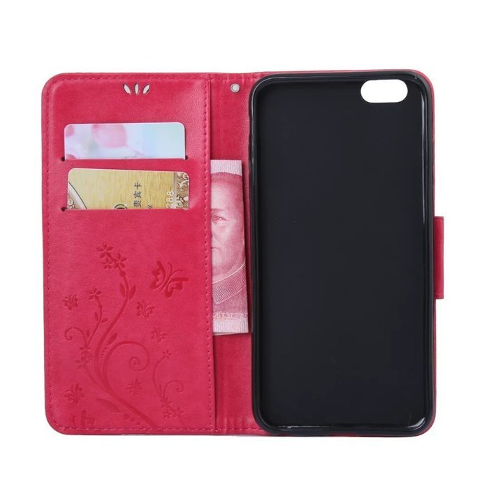 iPhone 7 Plus Case,iPhone 7 Plus Case(5.5") -Aroko Wallet Embossed Flower PU Leather Case with Card Holders &... N24