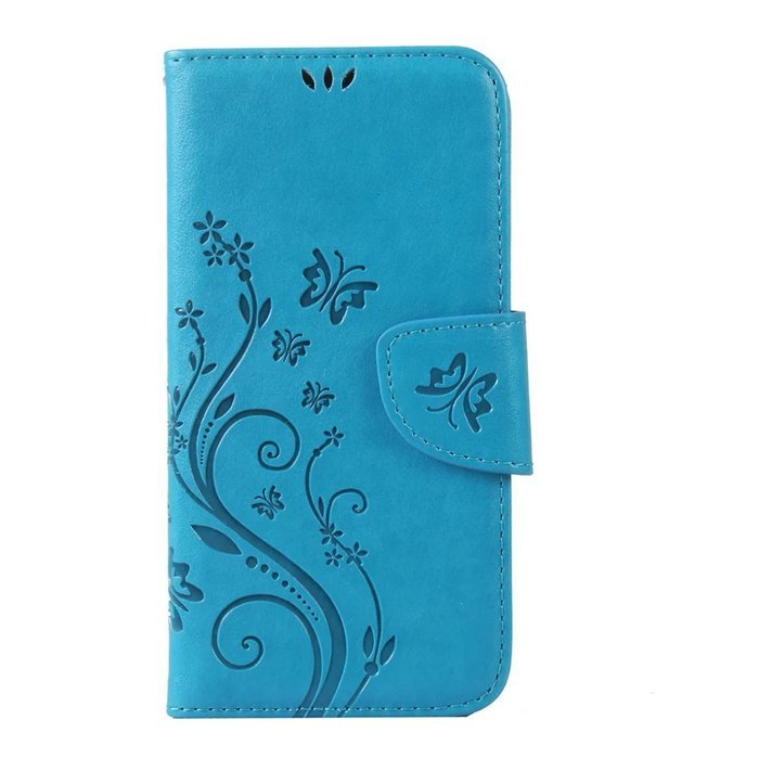 iPhone 7 Plus Case,iPhone 7 Plus Case(5.5") -Aroko Wallet Embossed Flower PU Leather Case with Card Holders &... N26