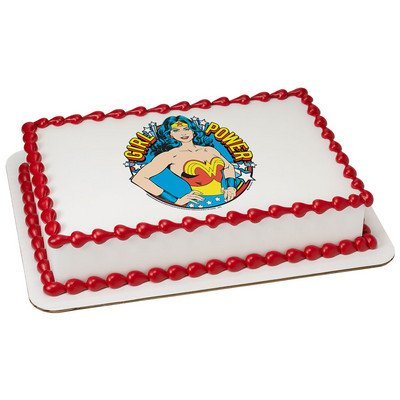 Wonder Woman Licensed Edible Cake Topper #37416 N2