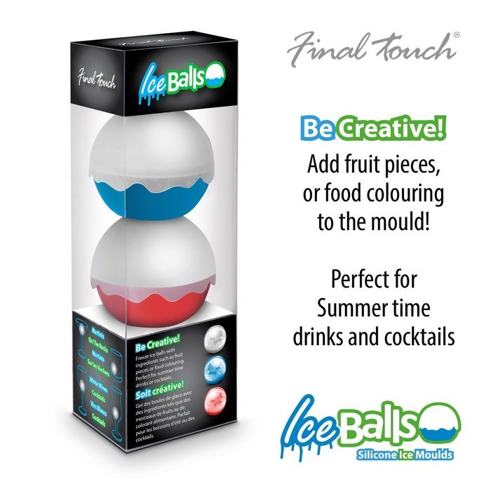 Final Touch IceBalls Silicone Ice Mold, Set of 2 N2