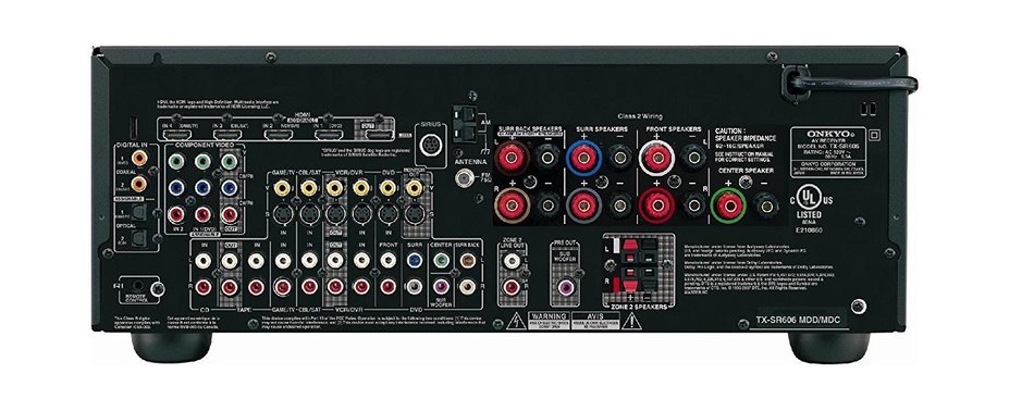 Onkyo TX-SR606 7.1 Channel Home Theater Receiver (Black) (Discontinued by Manufacturer)