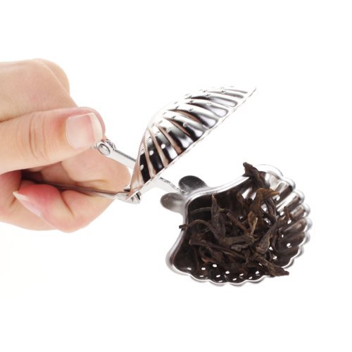Sea Shell Tea Infuser Strainer w/ Squeeze Handle by Generic N7