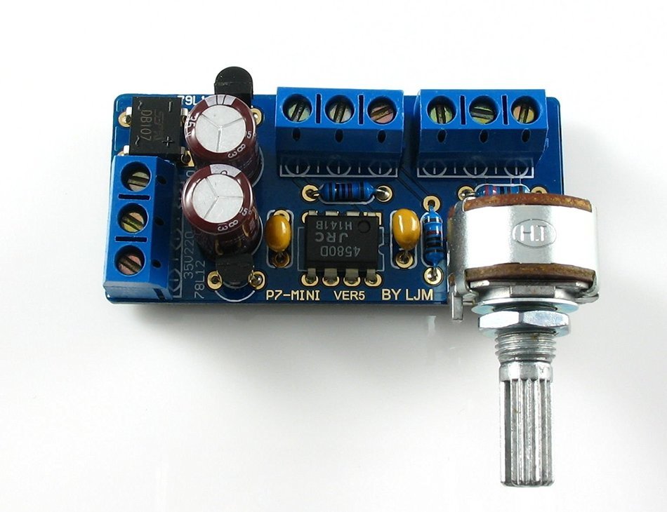 P7-MINI Preamplifier Board Top Pre-AMP Headphone DIY KIT FOR MX50 L20 L6 NE5532