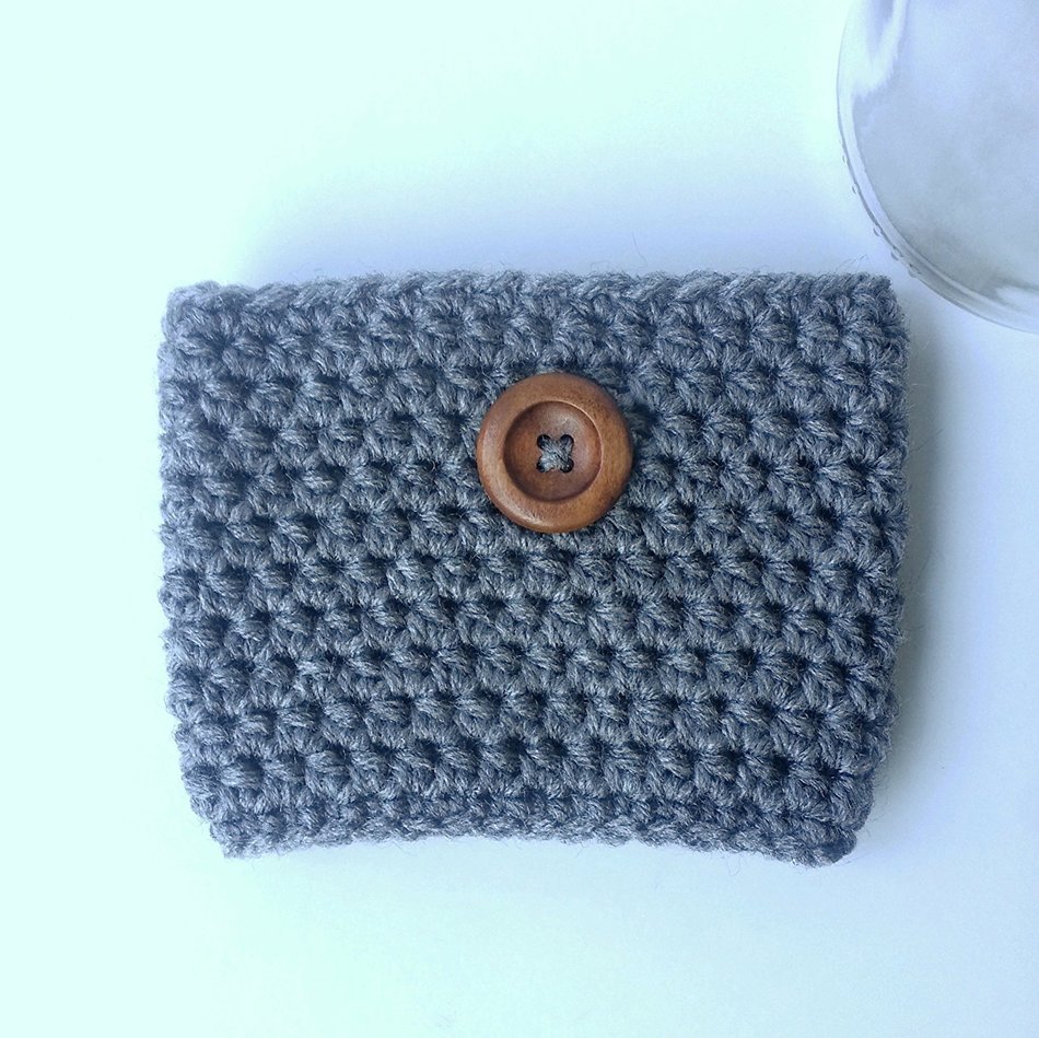 Handmade Drink Holder Grey N2