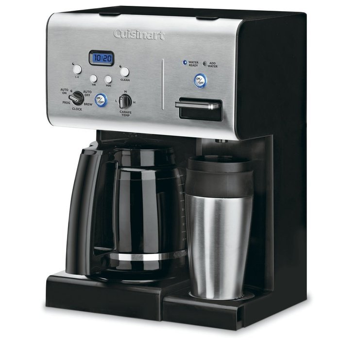 Cuisinart CHW-12 Refurbished Coffee Plus 12-Cup Programmable Coffeemaker with Hot Water System Bundle N3