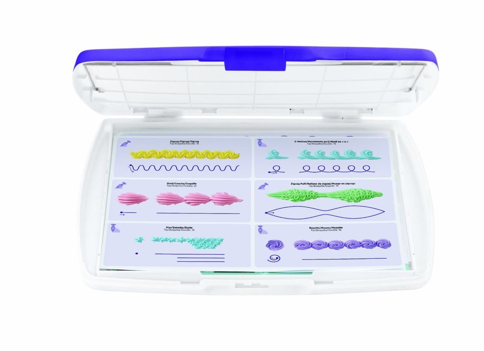 Wilton 406-1075 Decorate Smart Deluxe Practice Board Set N2