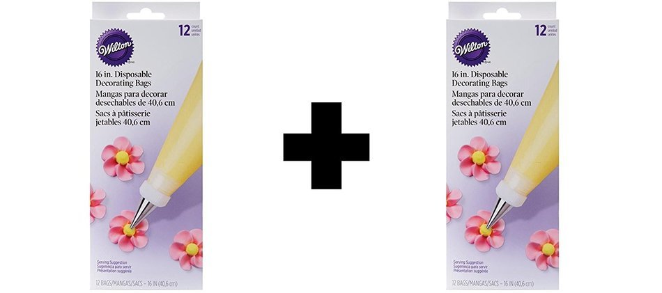 Wilton Disposable Decorating Bags, 12-Inch, 100-Pack N3