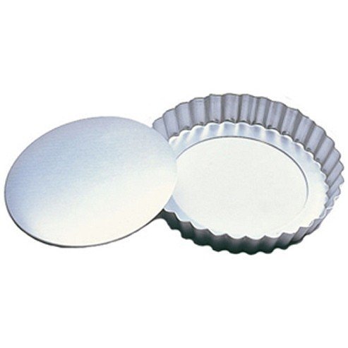 Fat Daddio's Fluted Tart Pan 18 (ga) 6 1/2" Removable Bottom 1" Deep