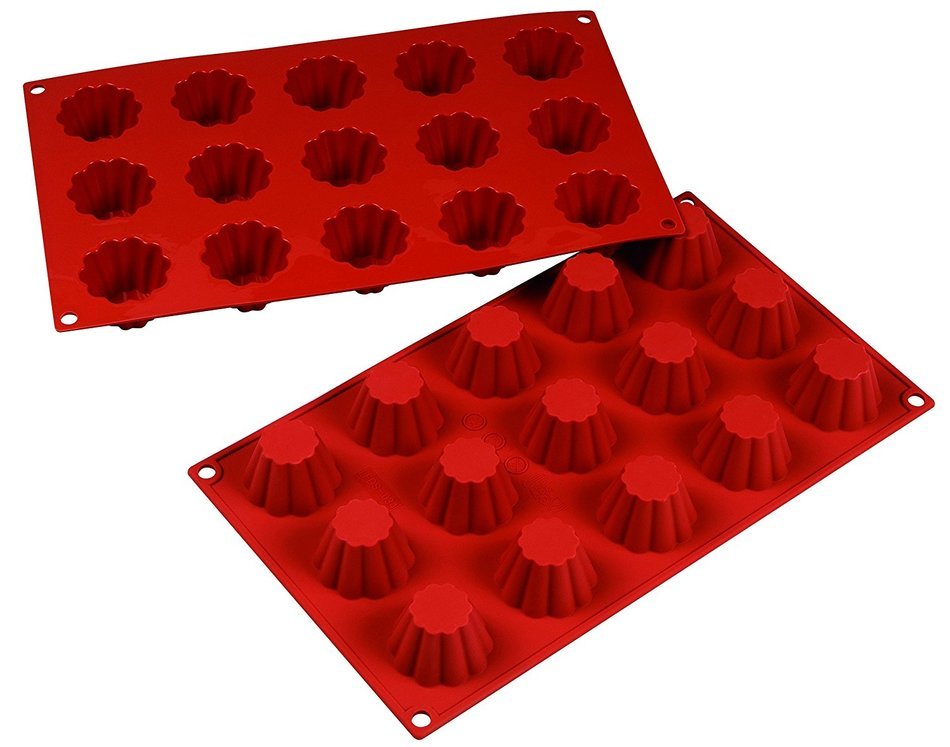 Fat Daddio's Silicone Bakeware Brioche Mini, 1 Ounce