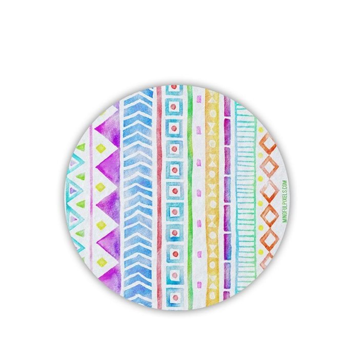 Generic Print With Aztec Shock Proof Cup Coaster Mdf Material N10