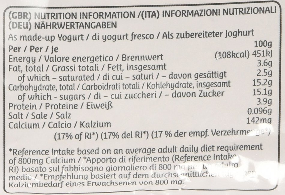 Easiyo Raspberries & Cream Yogurt 240g